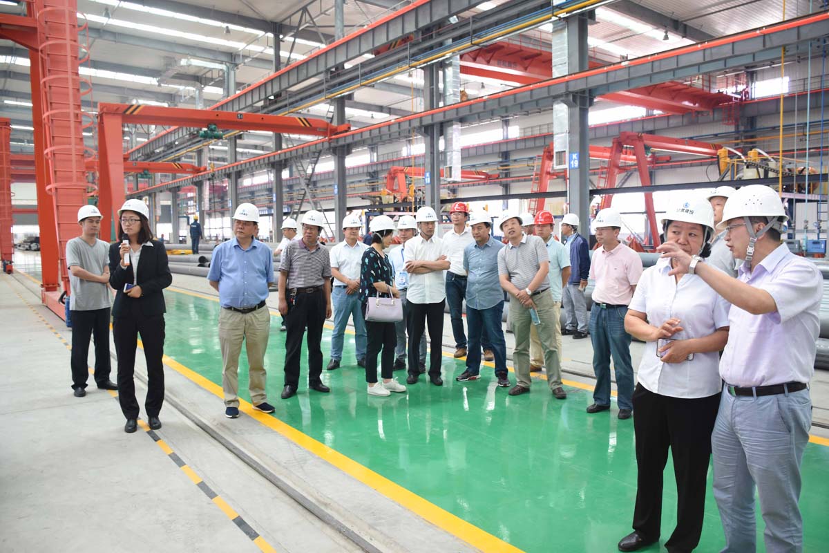 省住建厅副厅长刘宁一行调研甘肃建投装配式钢结构产业链