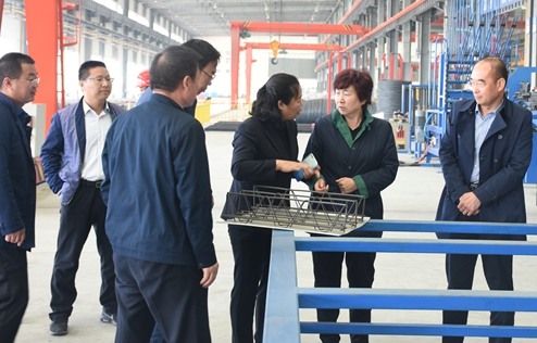 甘肃省国资委第二监事会领导调研甘肃建投兰州新区工业产业基地