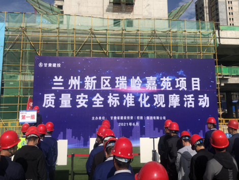 甘肃建投新区公司组织开展“（质量安全）标准化观摩”活动